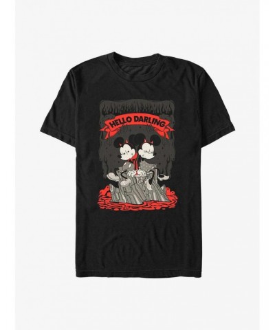 Disney Mickey Mouse & Minnie Mouse Hello Darling T-Shirt $5.93 T-Shirts