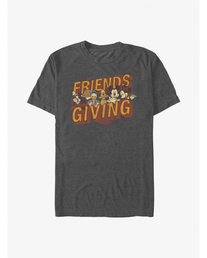 Disney Mickey Mouse Friendsgiving T-Shirt $8.41 T-Shirts