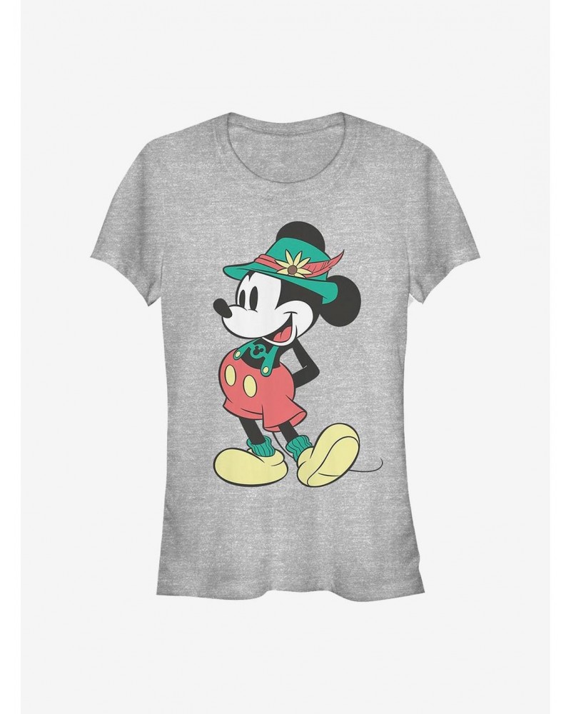 Disney Mickey Mouse Lederhosen Basics Girls T-Shirt $6.77 T-Shirts