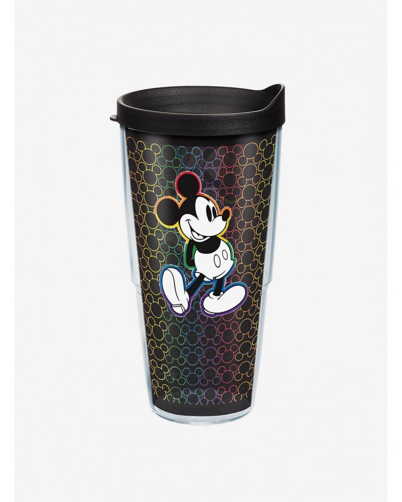 Disney Mickey and Minnie Rainbow 24oz Classic Tumbler With Lid $9.16 Tumblers