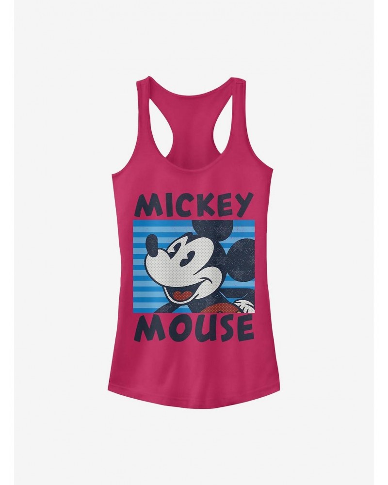 Disney Mickey Mouse Mickey's Stripes Girls Tank $8.96 Tanks