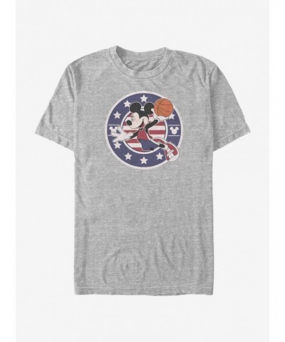 Disney Mickey Mouse B Ball Americana T-Shirt $9.18 T-Shirts