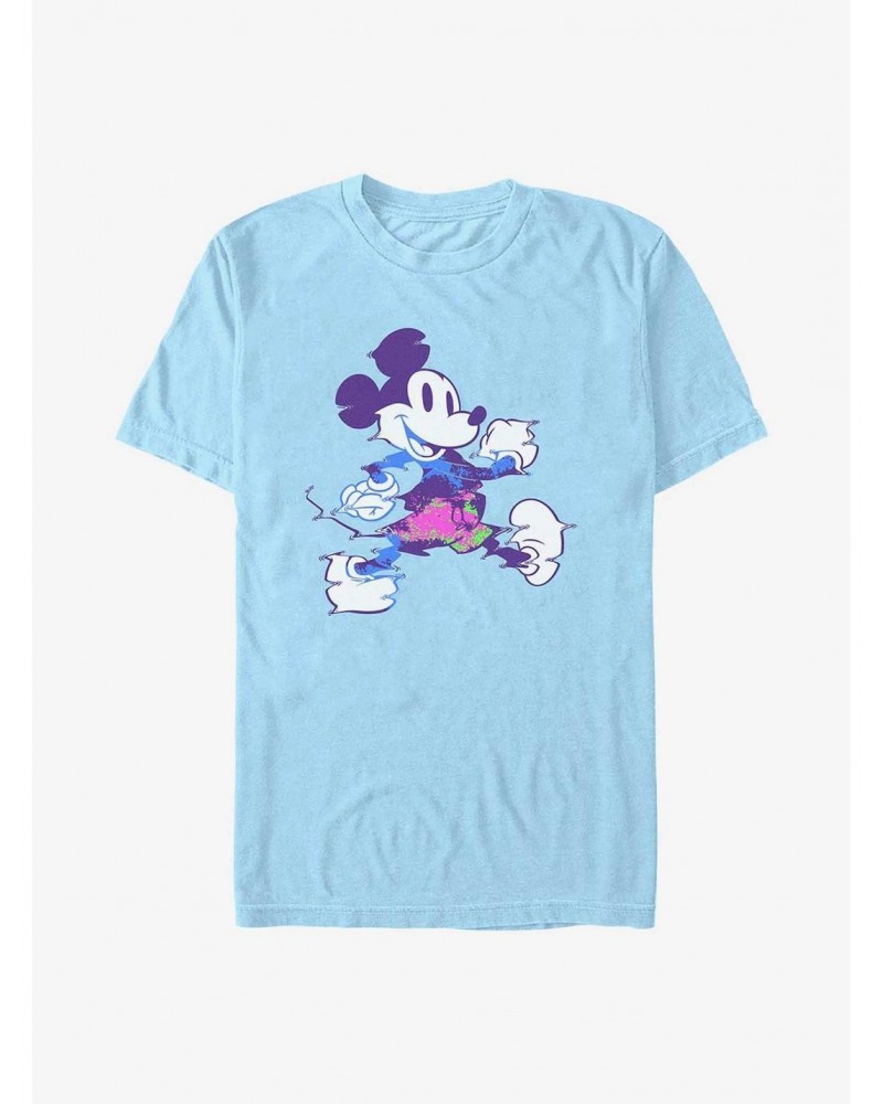 Disney Mickey Mouse Wavy Acid Mickey T-Shirt $8.60 T-Shirts