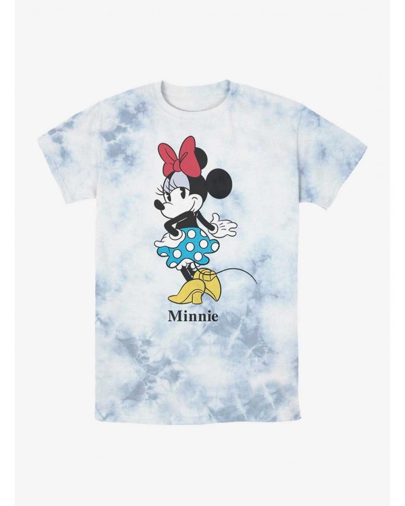 Disney Minnie Mouse Polka Dot Skirt Tie-Dye T-Shirt $10.15 T-Shirts