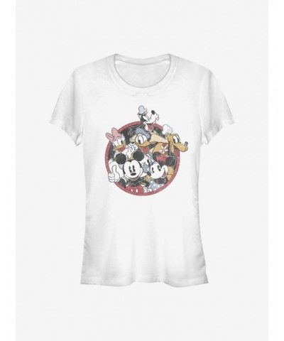 Disney Mickey Mouse Retro Groupie Girls T-Shirt $7.97 T-Shirts