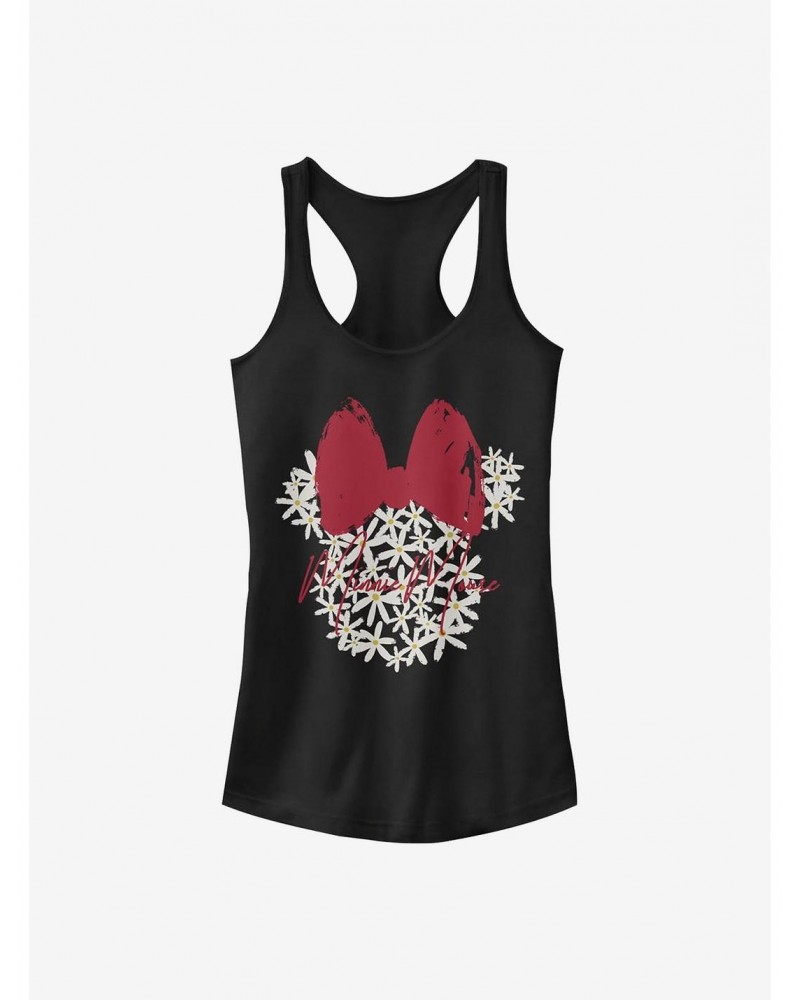 Disney Minnie Mouse Floral Minnie Girls Tank $9.96 Tanks