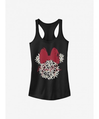 Disney Minnie Mouse Floral Minnie Girls Tank $9.96 Tanks