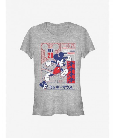 Disney Mickey Mouse Sporty Technical Mickey Girls T-Shirt $6.18 T-Shirts