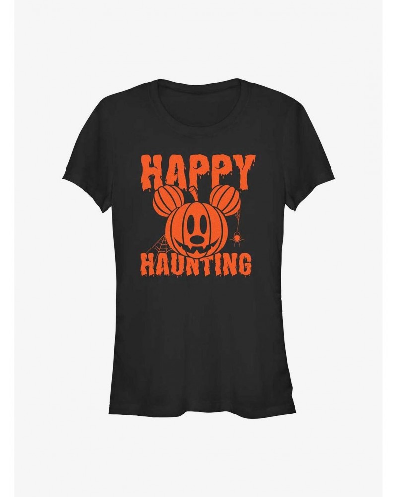 Disney Mickey Mouse Happy Haunting Girls T-Shirt $7.17 T-Shirts