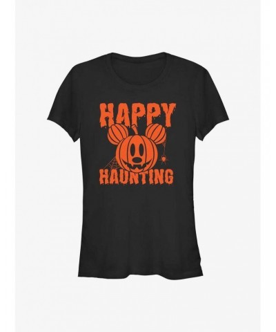 Disney Mickey Mouse Happy Haunting Girls T-Shirt $7.17 T-Shirts