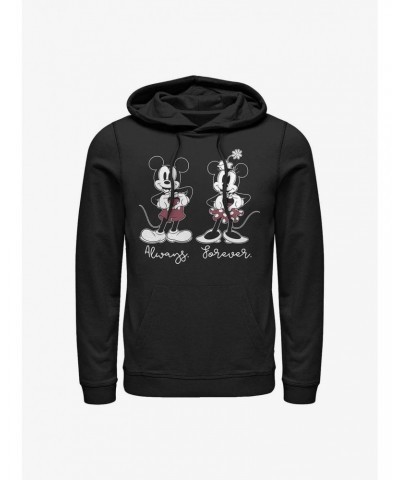 Disney Mickey & Minnie Mouse Always Forever Hoodie $14.73 Hoodies