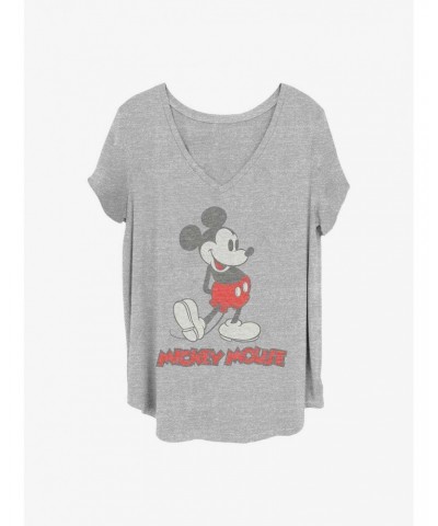 Disney Mickey Mouse Vintage Mickey Girls T-Shirt Plus Size $9.02 T-Shirts