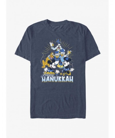 Disney Mickey Mouse Happy Hanukkah Friends T-Shirt $7.65 T-Shirts