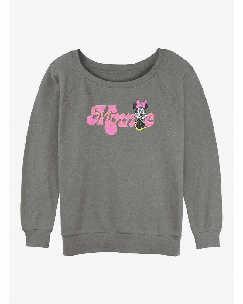 Disney Minnie Mouse Soft Pop Minnie Girls Sweatshirt $13.87 Sweatshirts