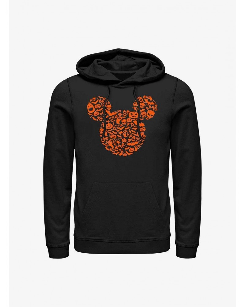 Disney Mickey Mouse Ears Halloween Icons Hoodie $12.93 Hoodies