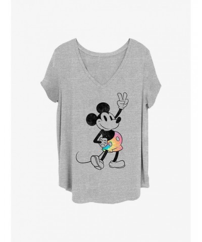 Disney Mickey Mouse Tie Dye Mickey Girls T-Shirt Plus Size $9.25 T-Shirts