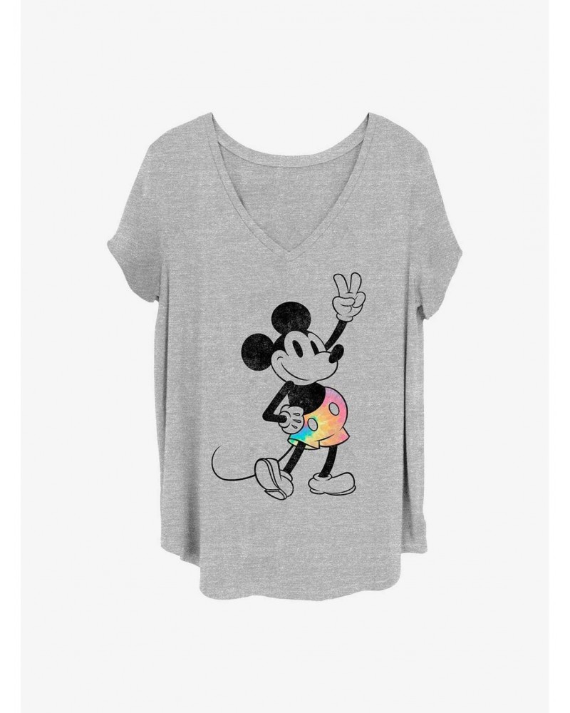 Disney Mickey Mouse Tie Dye Mickey Girls T-Shirt Plus Size $9.25 T-Shirts