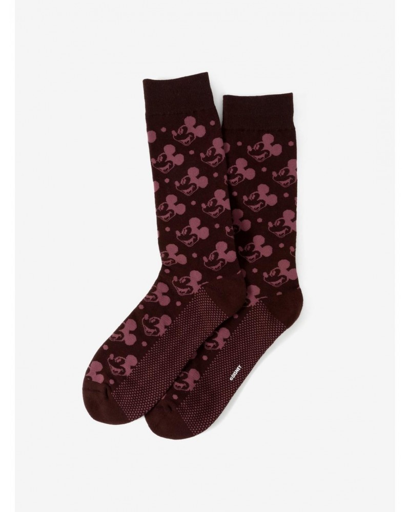 Disney Mickey Mouse Mickey Dot Red Sock $8.56 Socks