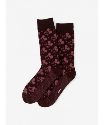 Disney Mickey Mouse Mickey Dot Red Sock $8.56 Socks