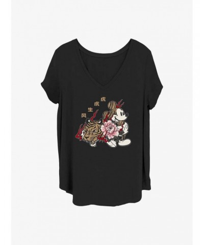 Disney Mickey Mouse New Year Mickey Girls T-Shirt Plus Size $8.09 T-Shirts