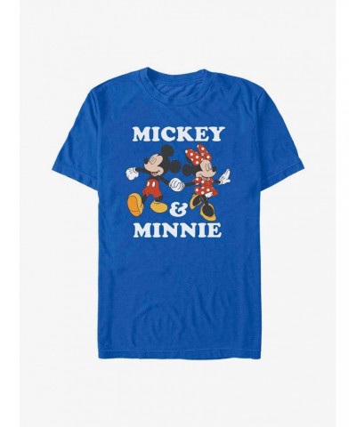 Disney Mickey Mouse Lovebirds Mickey & Minnie T-Shirt $7.65 T-Shirts