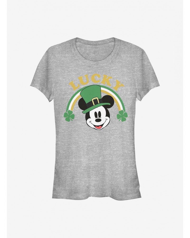 Disney Mickey Mouse Lucky Mickey Girls T-Shirt $9.36 T-Shirts