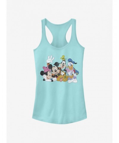 Disney Mickey Mouse Mickey Group Girls Tank $6.37 Tanks