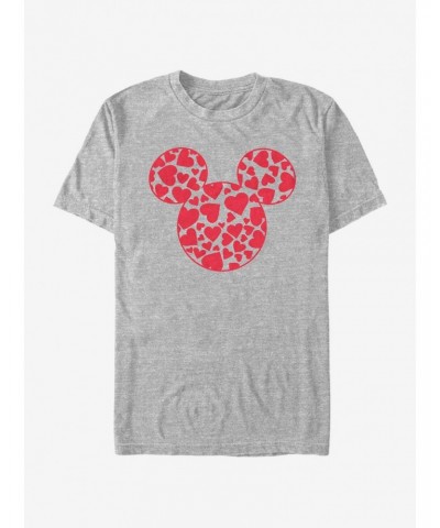 Disney Mickey Mouse Mickey Hearts Fill T-Shirt $9.56 T-Shirts