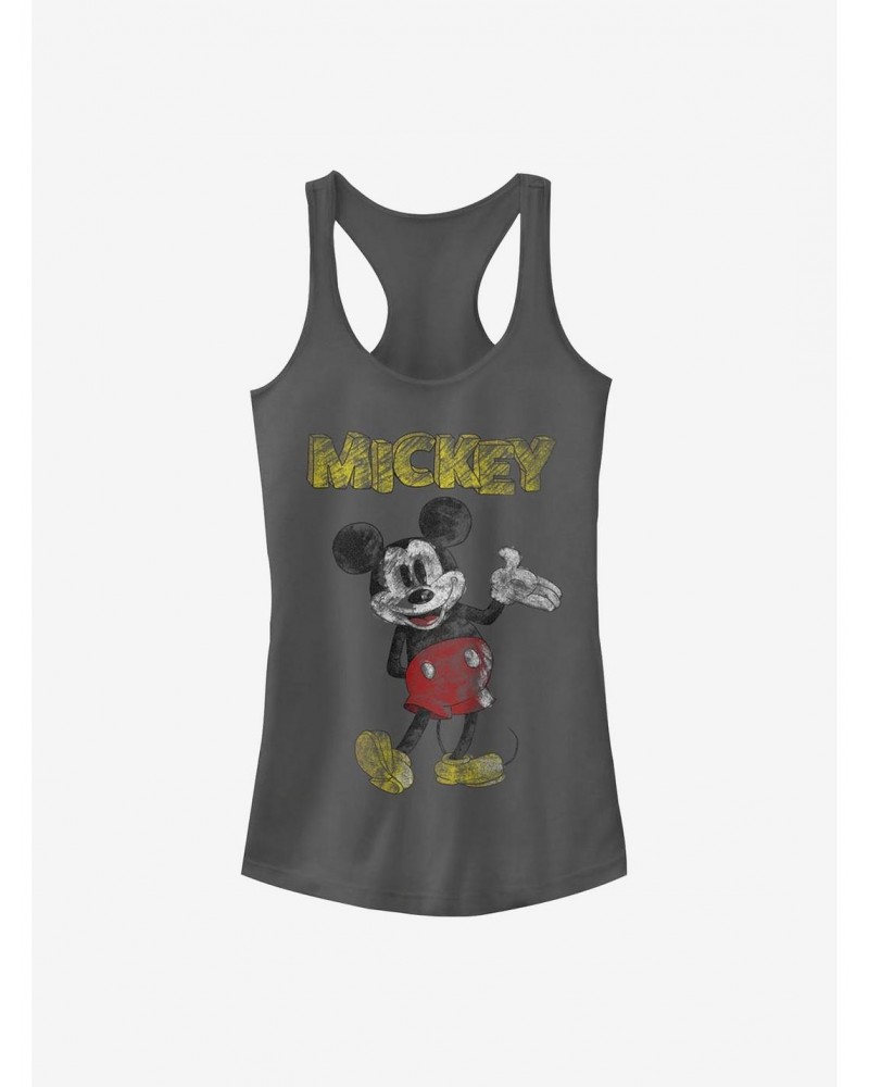 Disney Mickey Mouse Sketchy Mickey Girls Tank $6.37 Tanks