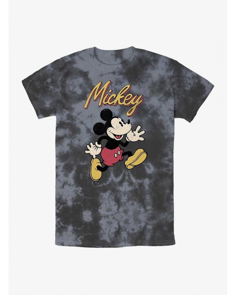 Disney Mickey Mouse Vintage Mickey Tie-Dye T-Shirt $9.74 T-Shirts