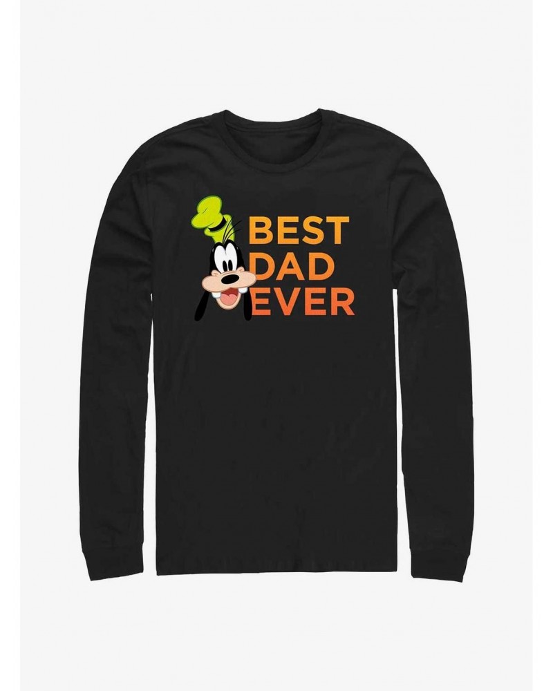 Disney Goofy Best Dad Ever Long-Sleeve T-Shirt $8.42 T-Shirts