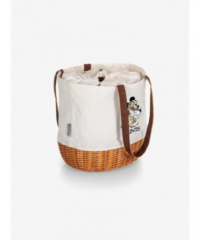 Disney Mickey Mouse NFL New Orleans Saints Canvas Willow Basket Tote $20.77 Totes