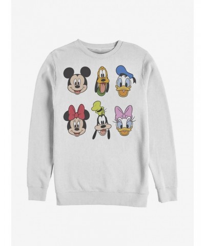 Disney Mickey Mouse Always Trending Stack Crew Sweatshirt $12.10 Sweatshirts