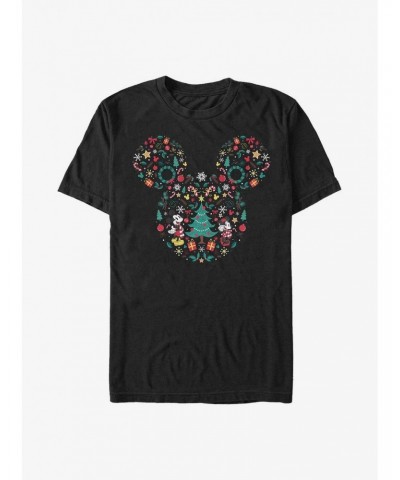 Extra Soft Disney Mickey Mouse & Minnie Mouse Icon Ear Fill T-Shirt $7.89 T-Shirts