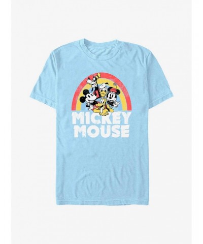 Disney Mickey Mouse Friends Under The Rainbow T-Shirt $8.60 T-Shirts