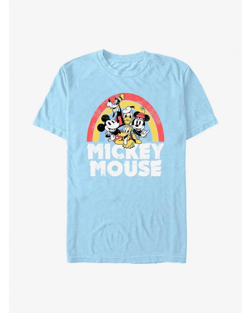 Disney Mickey Mouse Friends Under The Rainbow T-Shirt $8.60 T-Shirts