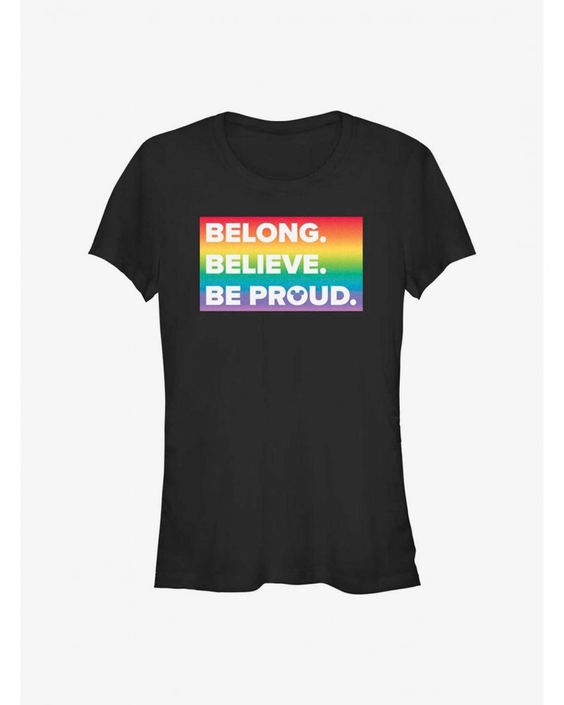 Disney Mickey Mouse Be Proud Pride T-Shirt $7.77 T-Shirts