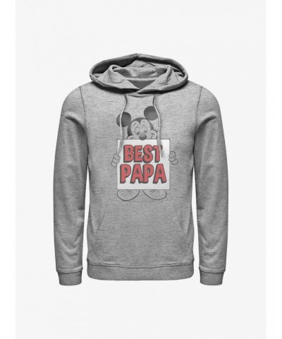 Disney Mickey Mouse Best Papa Hoodie $15.09 Hoodies