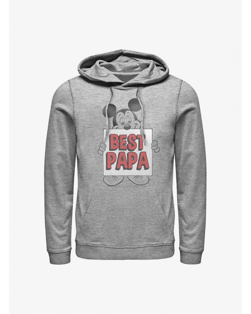 Disney Mickey Mouse Best Papa Hoodie $15.09 Hoodies