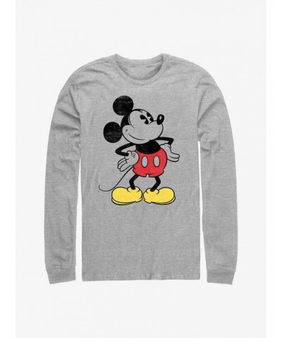 Disney Mickey Mouse Classic Vintage Mickey Long-Sleeve T-Shirt $10.53 T-Shirts