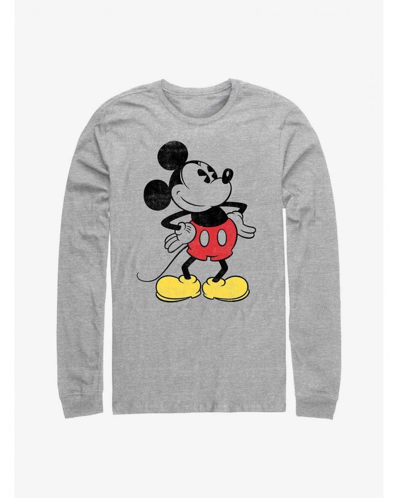 Disney Mickey Mouse Classic Vintage Mickey Long-Sleeve T-Shirt $10.53 T-Shirts