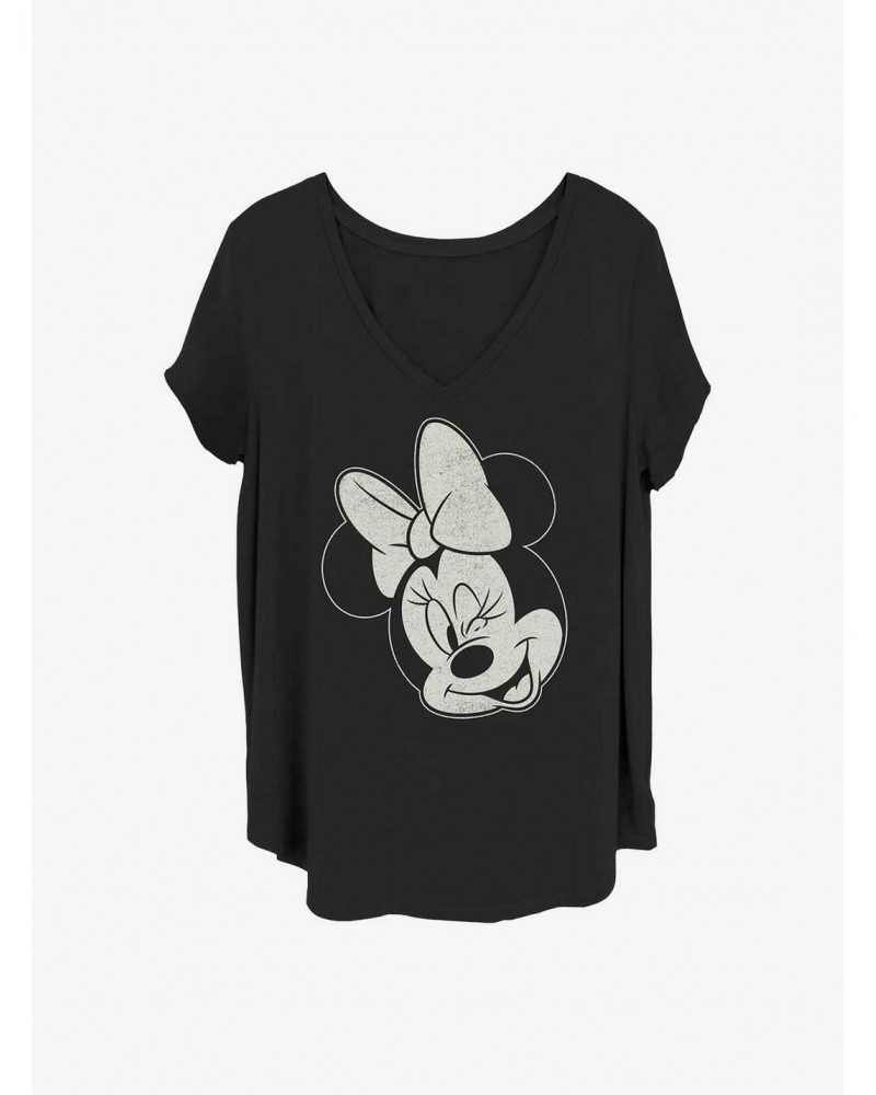 Disney Minnie Mouse Minnie Wink Girls T-Shirt Plus Size $9.94 T-Shirts