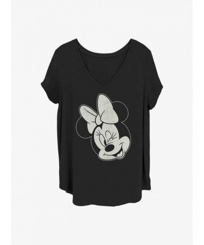 Disney Minnie Mouse Minnie Wink Girls T-Shirt Plus Size $9.94 T-Shirts