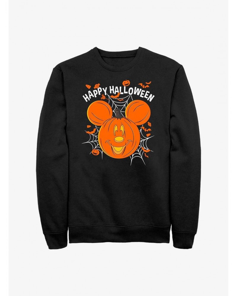 Disney Mickey Mouse Jack-O'-Lantern Sweatshirt $9.45 Sweatshirts