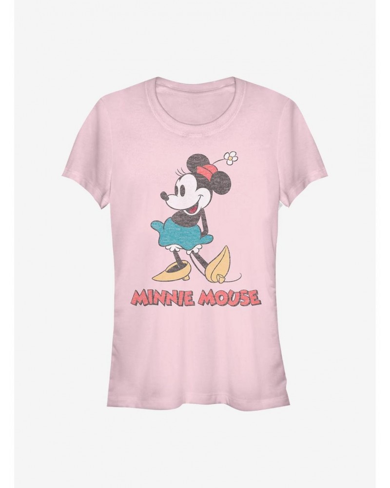 Disney Minnie Mouse Vintage Minnie Girls T-Shirt $7.77 T-Shirts