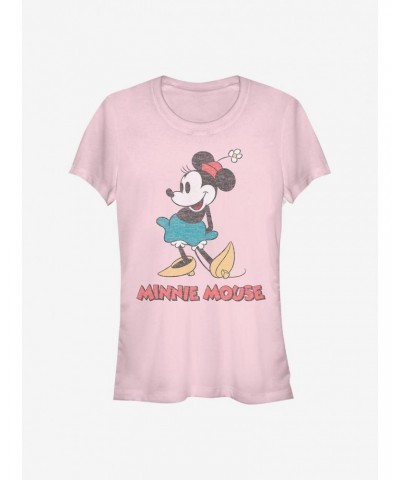 Disney Minnie Mouse Vintage Minnie Girls T-Shirt $7.77 T-Shirts