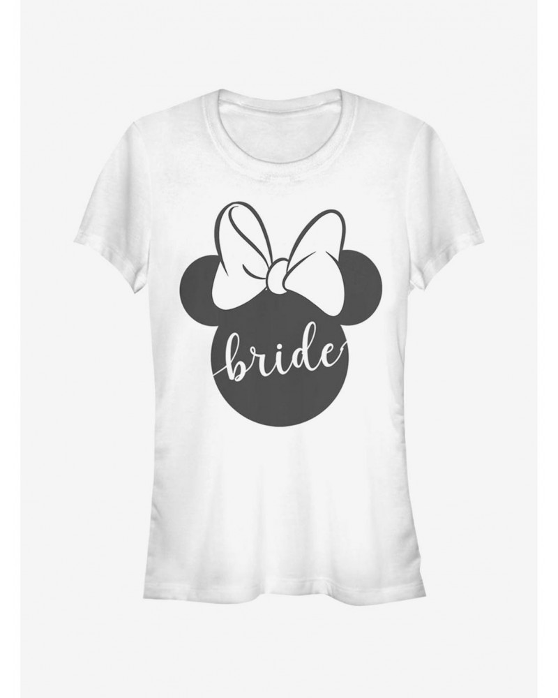 Disney Mickey Mouse Bow Bride Girls T-Shirt $8.96 T-Shirts