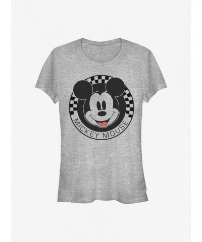 Disney Mickey Mouse Mickey Mouse Checkered Girls T-Shirt $9.56 T-Shirts