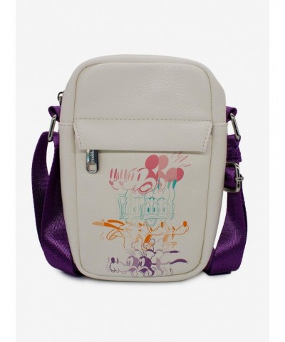 Disney Mickey Mouse The Fab Four Split Crossbody Bag $11.44 Bags