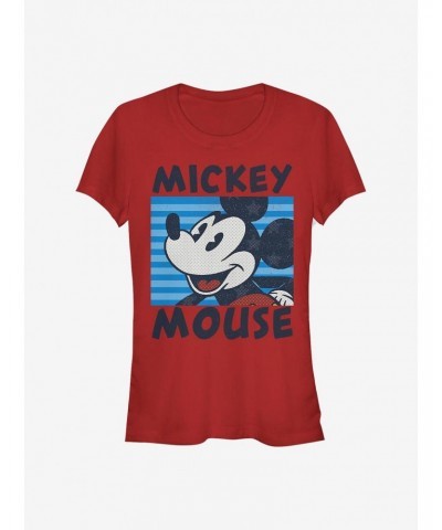 Disney Mickey Mouse Mickey's Stripes Girls T-Shirt $7.37 T-Shirts